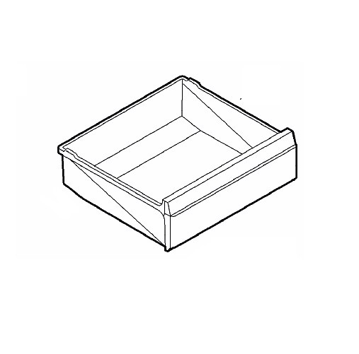 Schublade groß weiß für Liebherr GGU 1500, GGU 1550