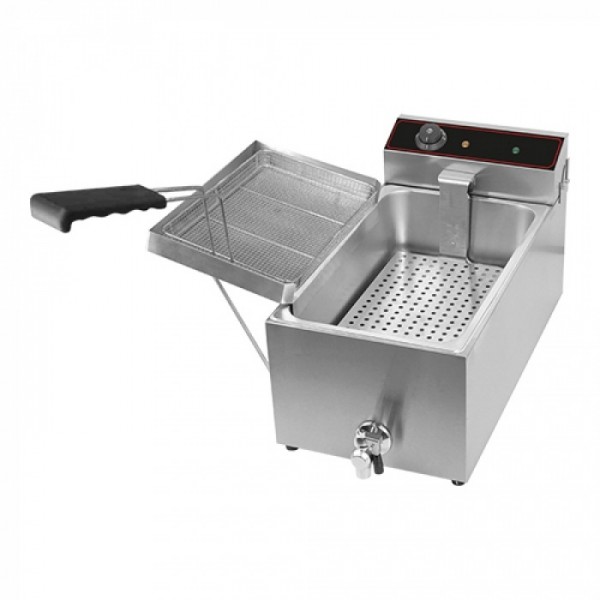 Fettbackgerät Backwarenfritteuse 730x600x35mm 15 Liter